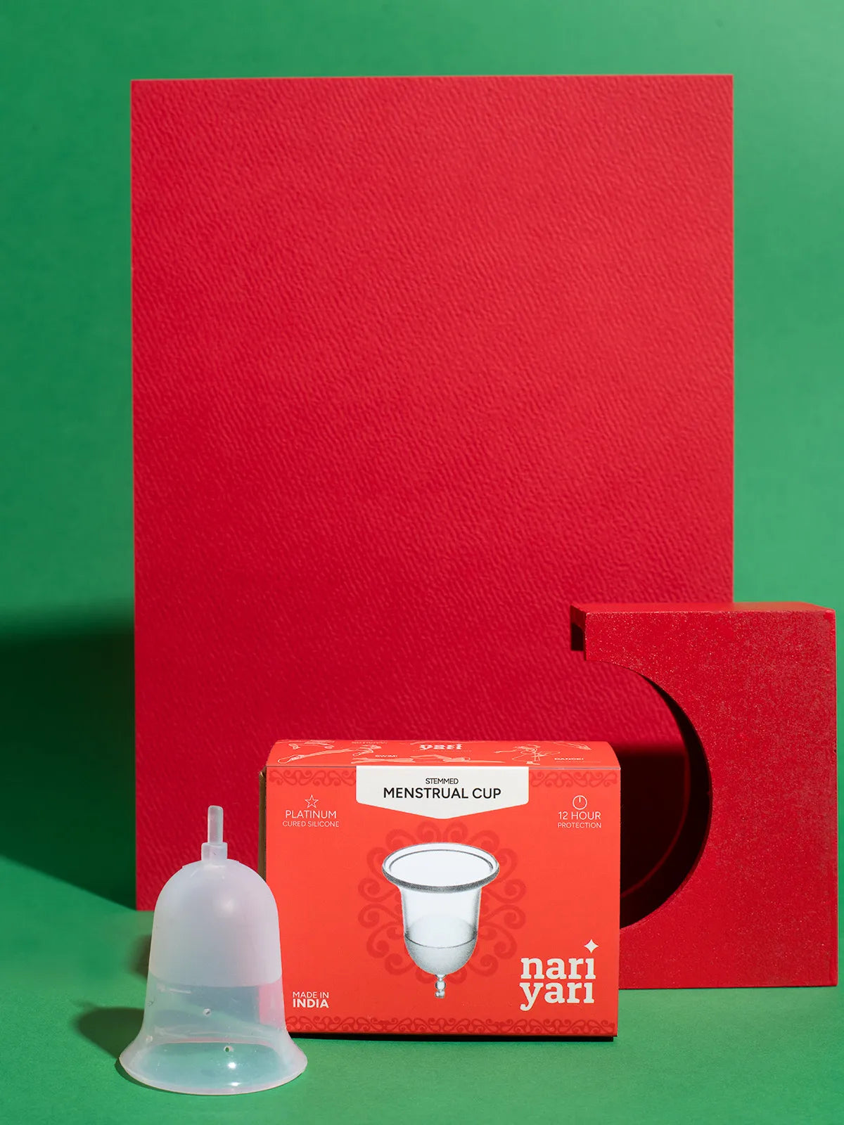 Classic Clear Stemmed | Reusable Menstrual Cup