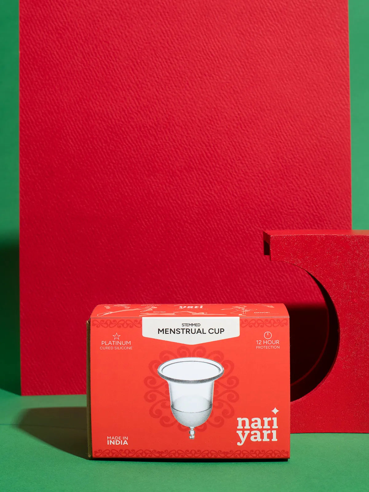 Classic Clear Stemmed | Reusable Menstrual Cup