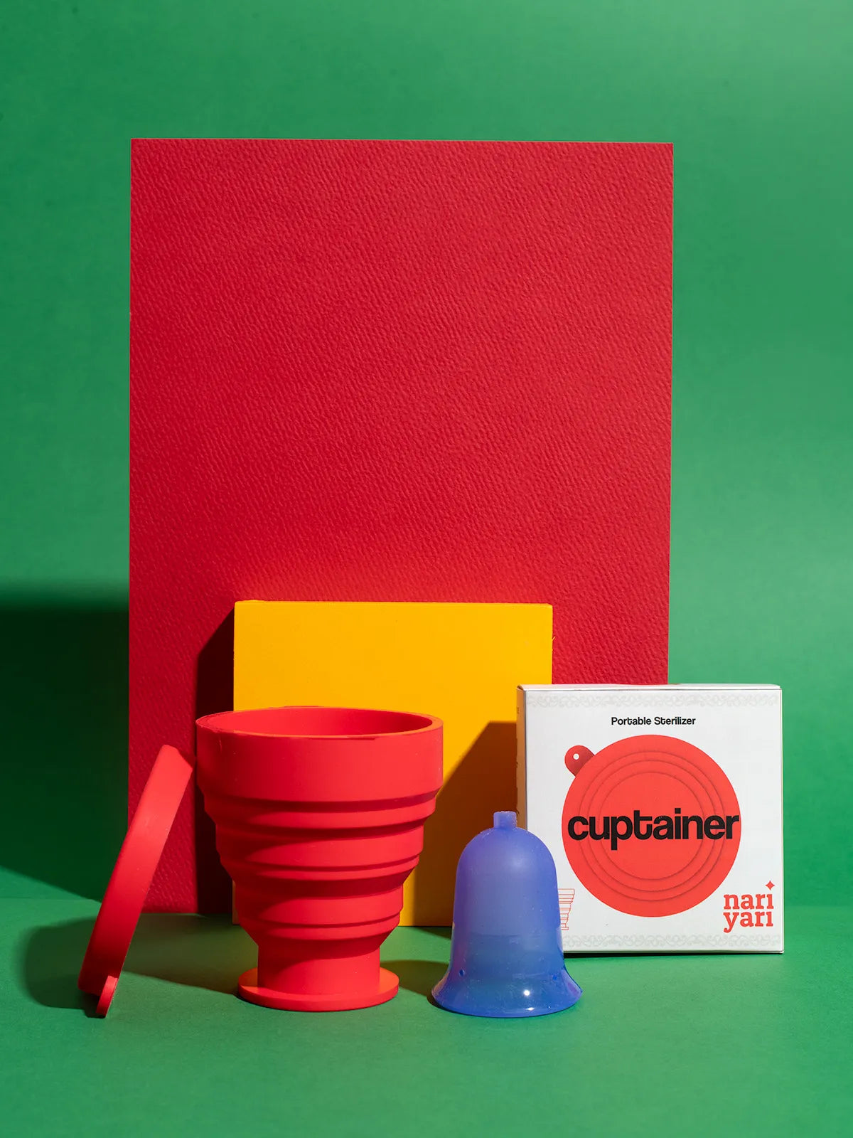 Essential Kit | Foldable Cuptainer with Separate Lid + 1 Stemless Cup